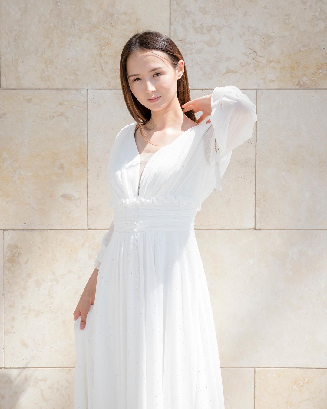 Белоснежное платье (вечернее, summer collection)