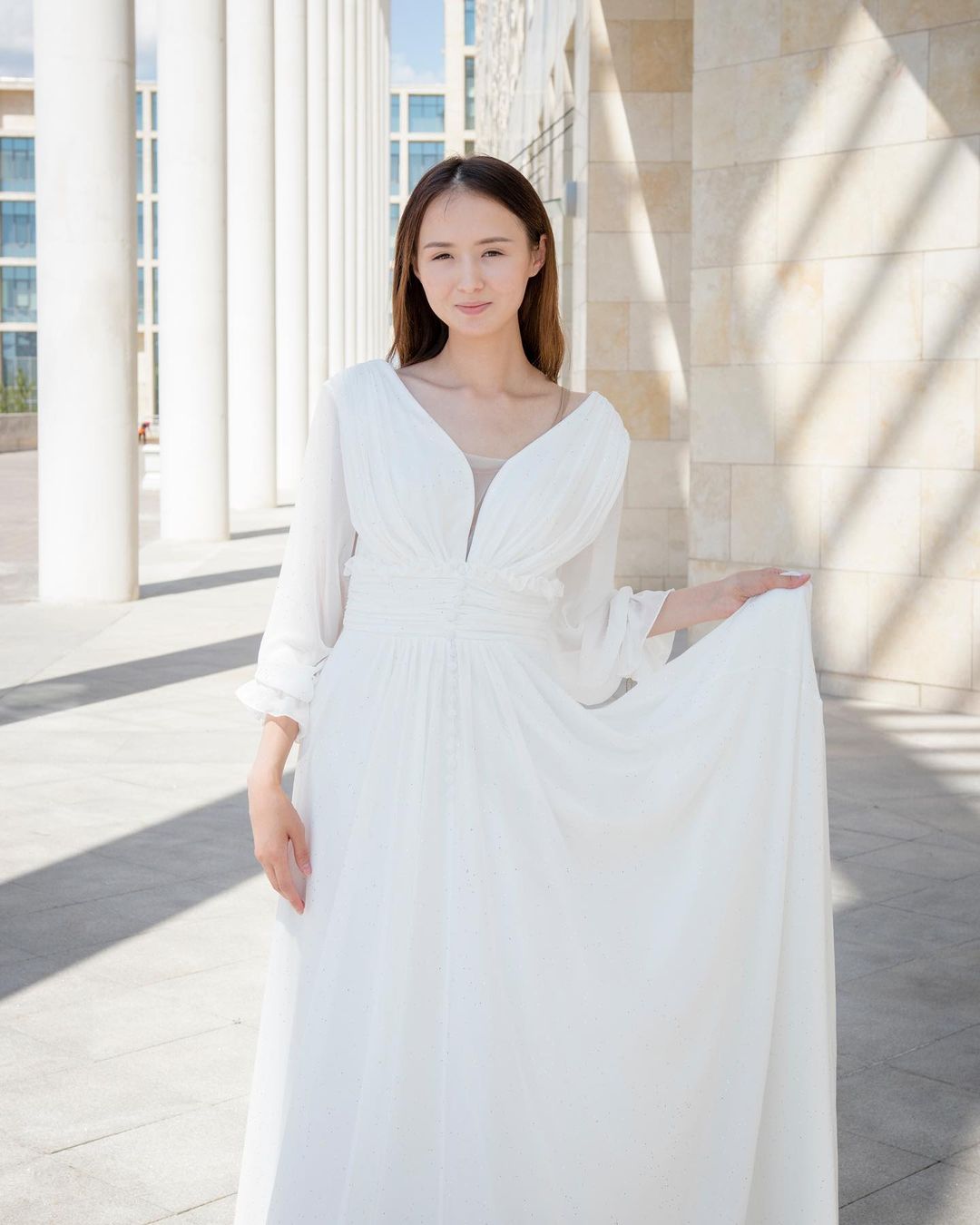 Белоснежное платье (вечернее, summer collection)