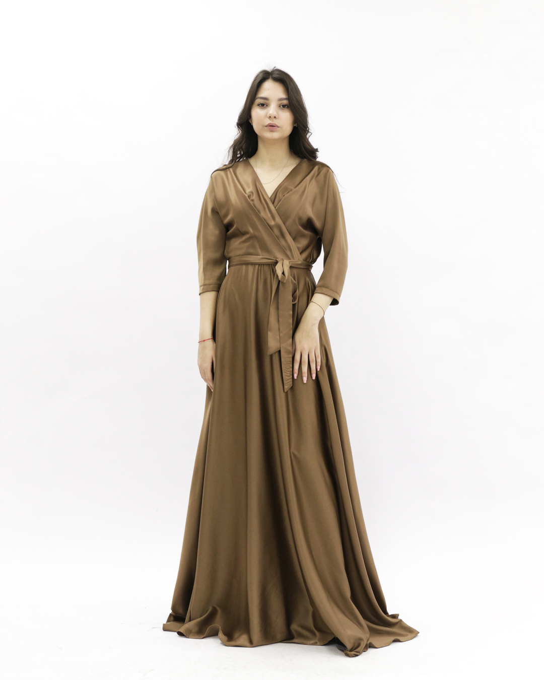 Платье «UM&H 139682337» коричневое