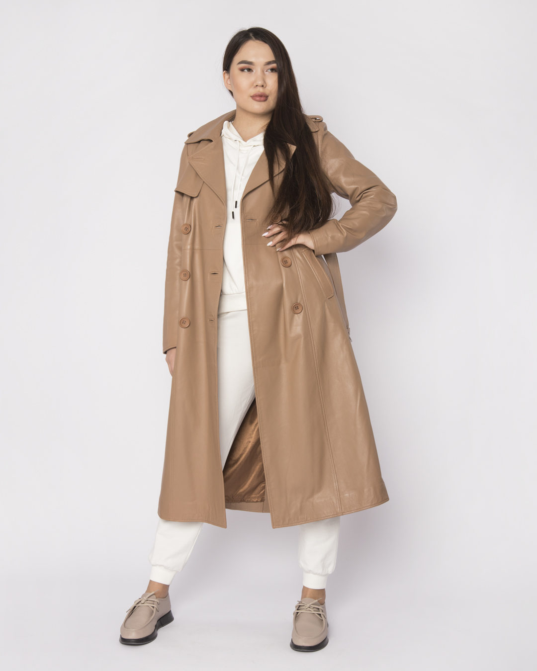 Женское пальто «UM&H 29579570» бежевый