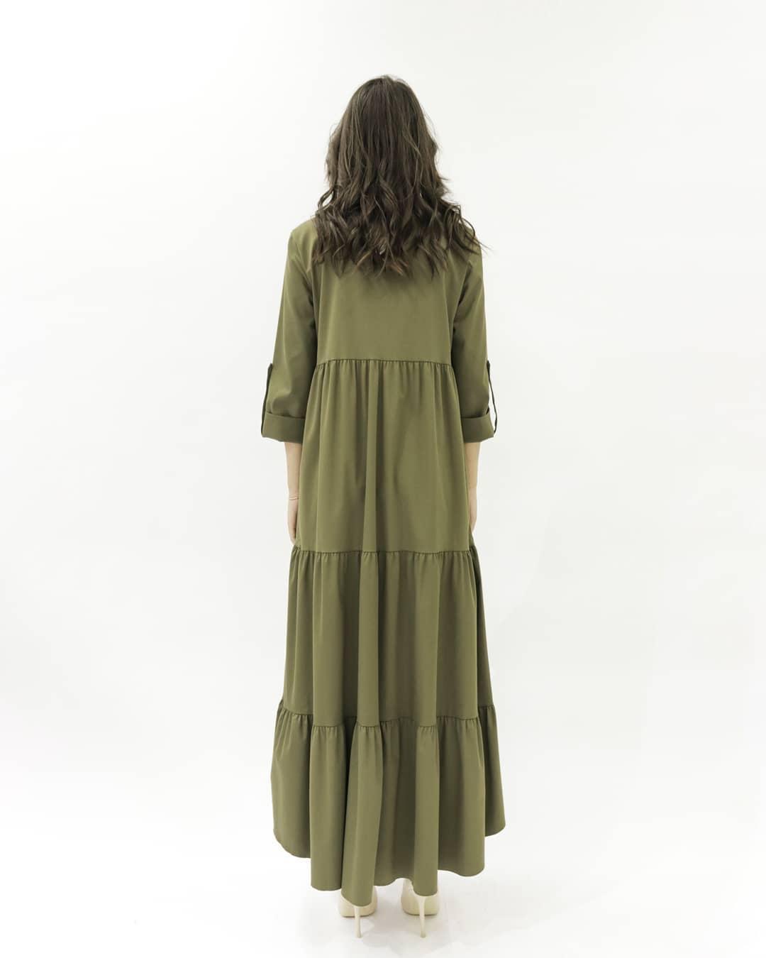 Платье Hanym (хаки, 2021)