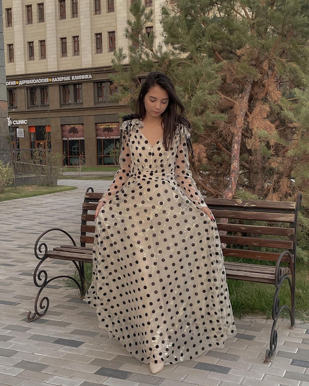 Платье в горошек (Hanym, 2021)